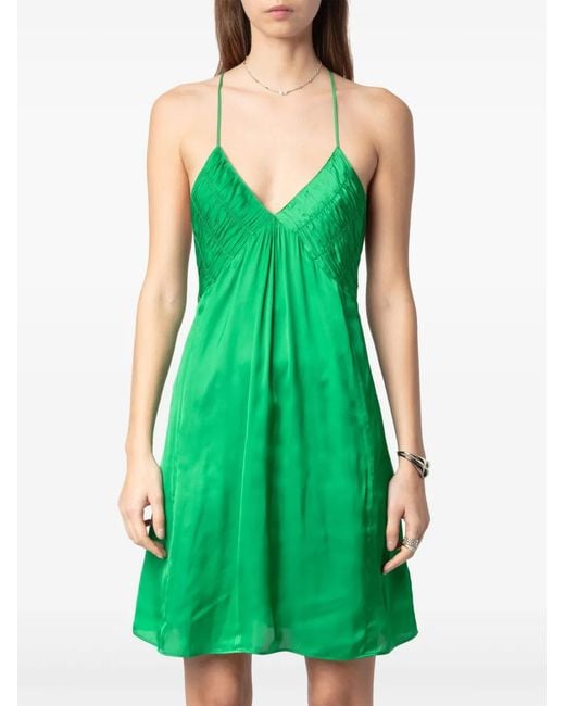 Zadig & Voltaire Green Rayonna Dress