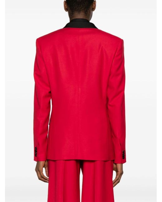 Blazer de vestir con doble botonadura Moschino de hombre de color Red