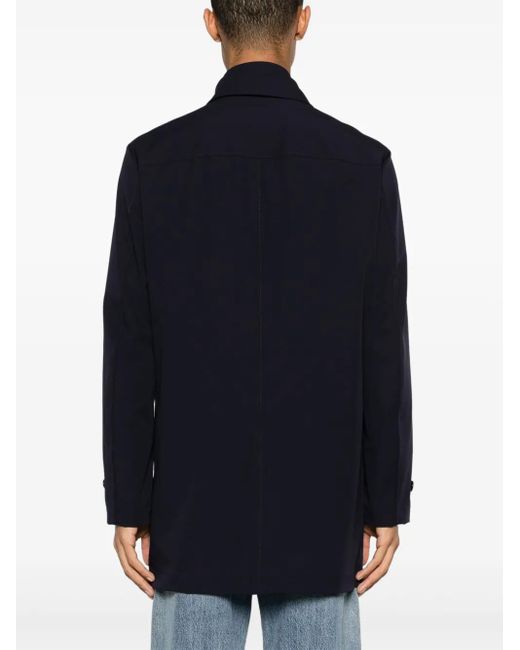 Fay Blue Morning Layered Coat for men
