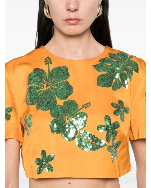 ALÉMAIS Sizzle トップ Orange