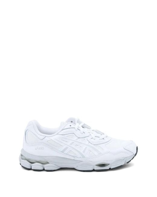 Asics White Gel-Nyc Sneakers