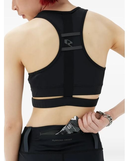 RUNNING ORDER Black Lida Briefs