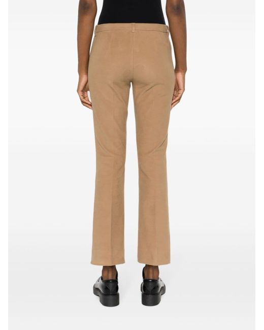 Max Mara Natural Low-rise Cropped Trousers