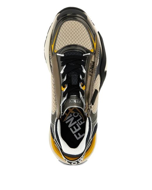 Fendi Sneakers "Flow" in Black für Herren