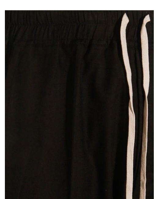 Rick Owens Black Drawstring Pant for men