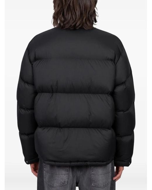 Auralee Black Zip-Fastening Padded Jacket for men