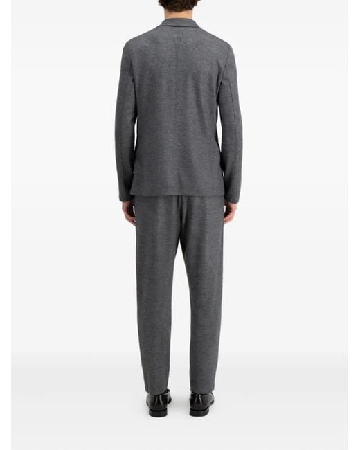 Harris Wharf London Gray Two-Button Wool Blazer for men