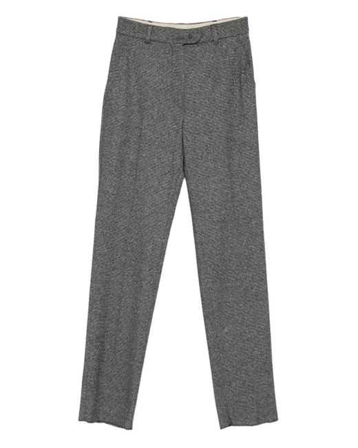 Pantalon Texturé Max Mara en coloris Gray
