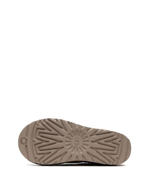 Ugg Brown Suede Tasman Braid Slippers