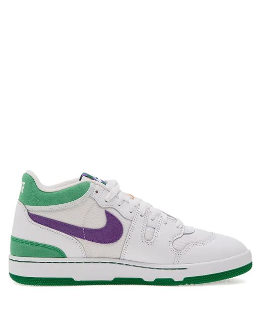 Nike White Attack Prm Panelled Sneakers