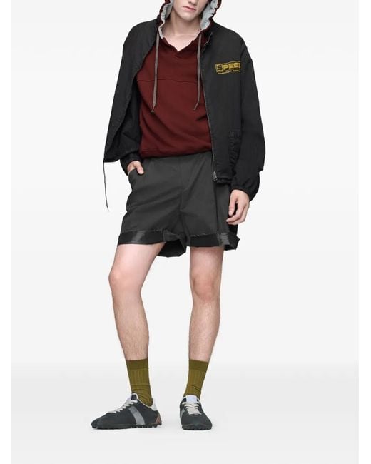 Maison Margiela Black Zip-Up Jacket for men