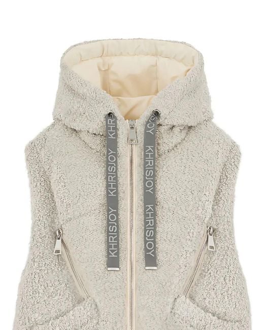 Khrisjoy Gray Hooded Gilet