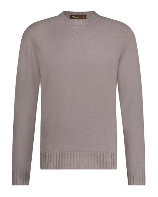 Doriani Brown Crew-Neck Jumper for men