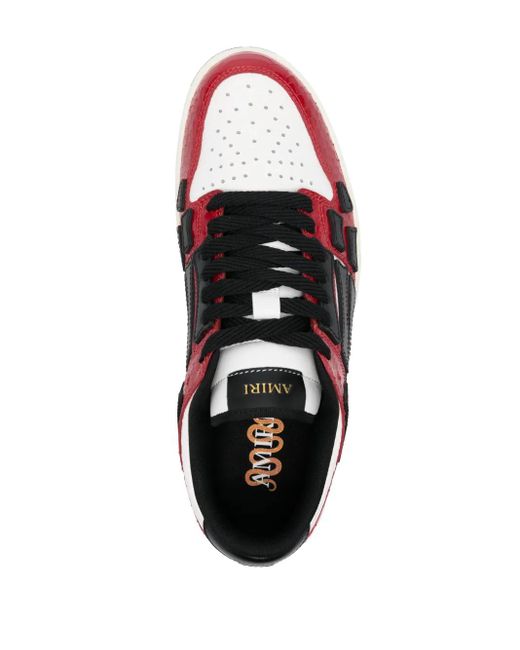 メンズ Amiri Snake Skel スニーカー Red
