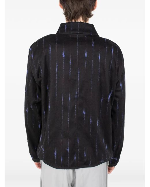 Kiko Kostadinov Black Komlo Striped Jacket for men