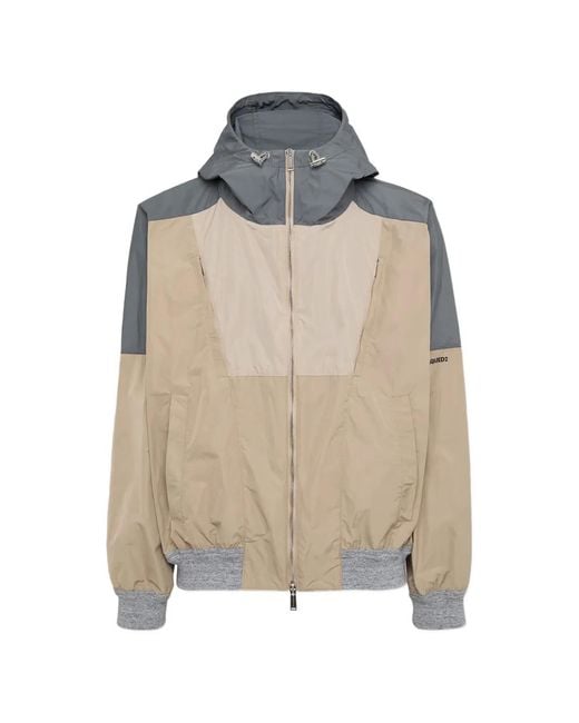 DSquared² Bomberjack Met Capuchon in het Natural voor heren