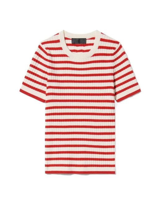Nili Lotan Red Alita Jumper