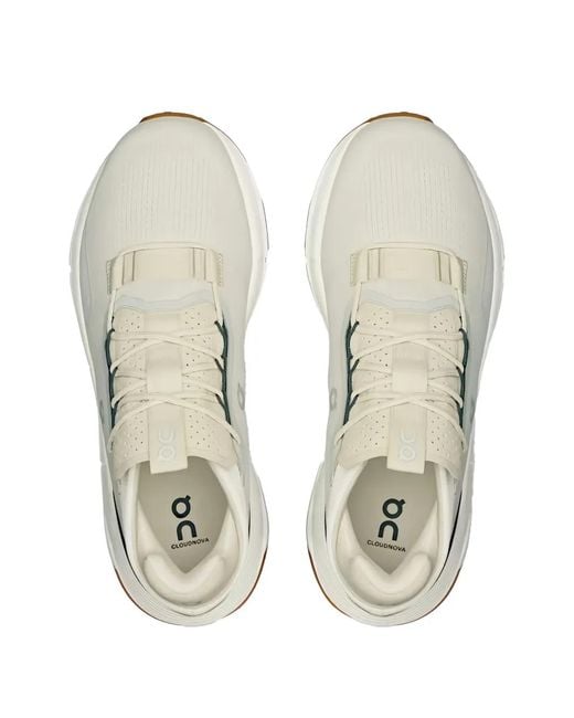 On Shoes White Cloudnova 2 Sneakers for men