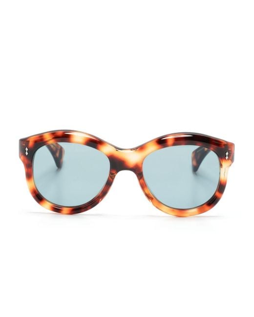Jacques Marie Mage Blue Jennie Oversize-frame Sunglasses