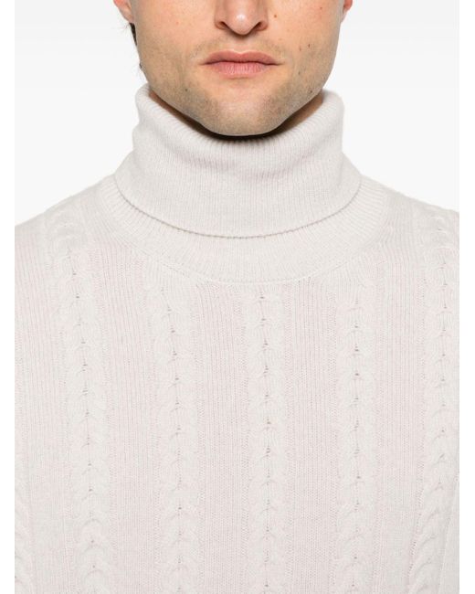 Boss White Eribo Sweater for men