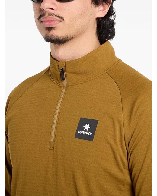 Saysky Blaze Sweater in het Yellow voor heren