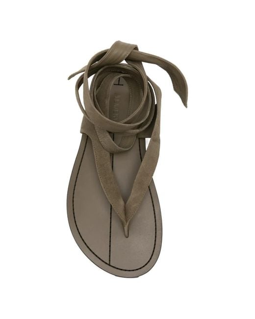 A.Emery Green Elmer Flat Sandals