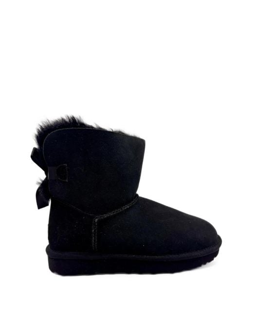 Ugg Blue Mini Bailey Bow Ii Boots