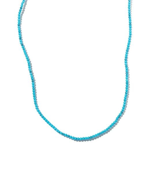 Luis Morais Blue 14Kt Hamsa Necklace for men