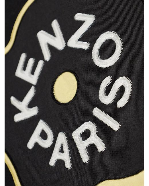 KENZO Black T-Shirt À Logo Imprimé