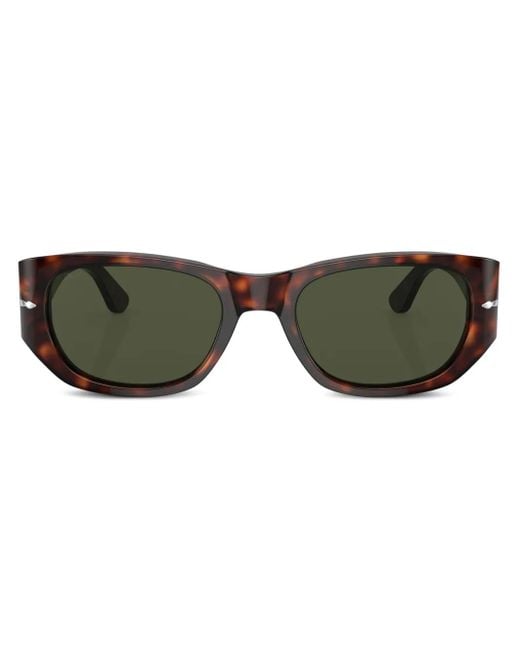 Persol Multicolor Tortoiseshell-Effect Oval-Frame Sunglasses