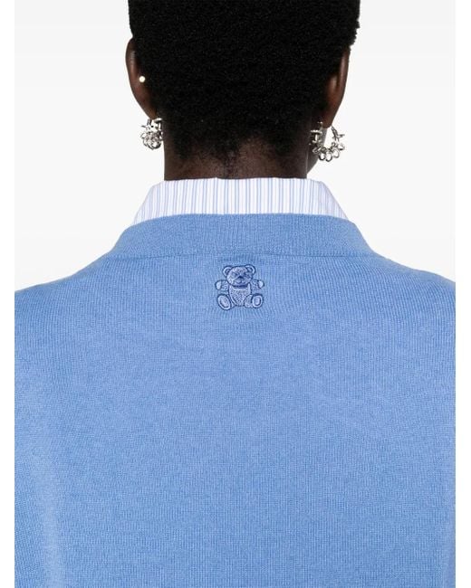 Teddy Cashmere Roma カシミアプルオーバー Blue