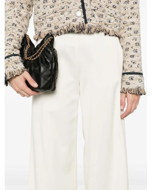 Forte_forte White Cotton Wide-Leg Trousers