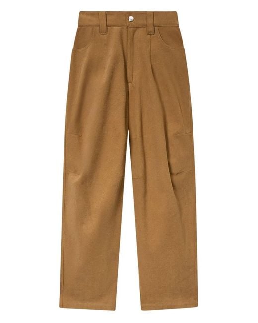 Isabel Marant Natural Opalyna Button Trousers