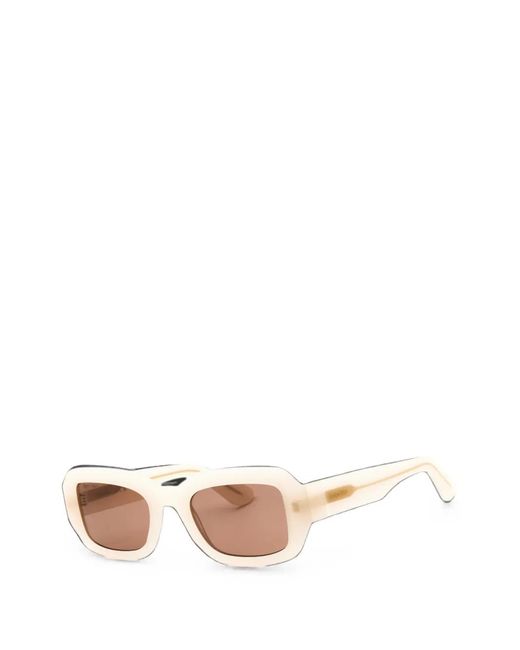 Calvin Klein Pink Modified Rectangle-Frame Sunglasses