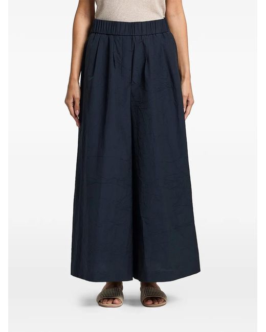 Peserico Blue Elasticated Palazzo Pants