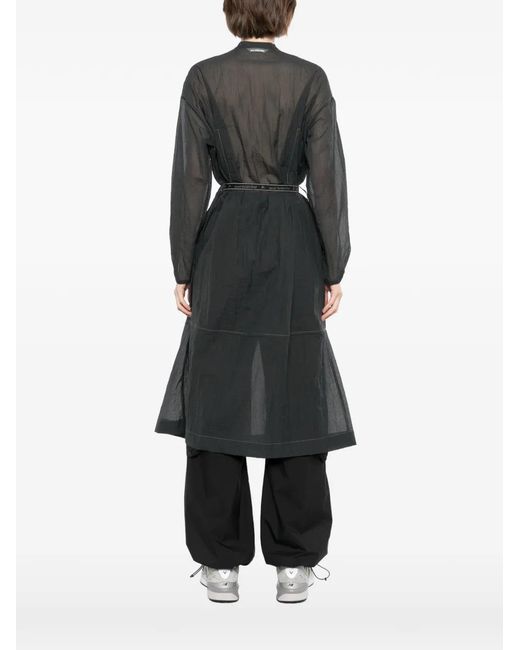 And Wander Black Sheer Ripstop Shirt