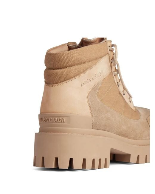 Balenciaga Natural Combat Strike Low Boot for men