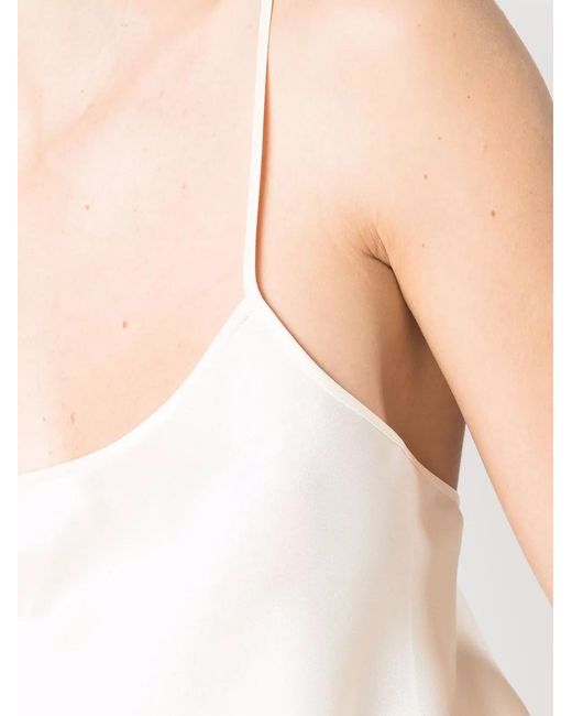 Victoria Beckham Multicolor V-Back Slip Top