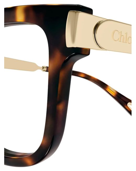 Chloé Black Square-Frame Glasses