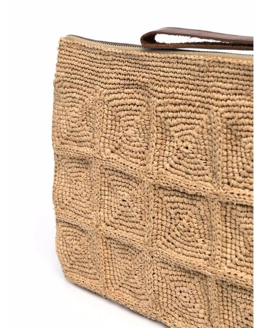 IBELIV Natural Tanala Woven Clutch