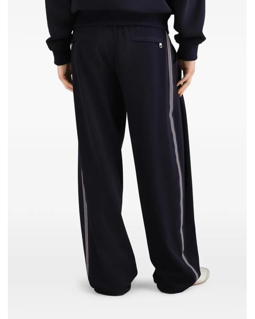 Dolce & Gabbana Blue Jersey Jogging Trousers for men