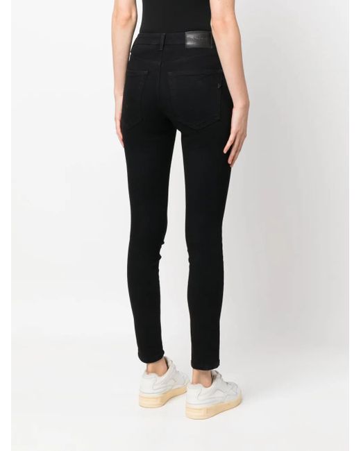 Dondup Black Mid-Rise Skinny Jeans