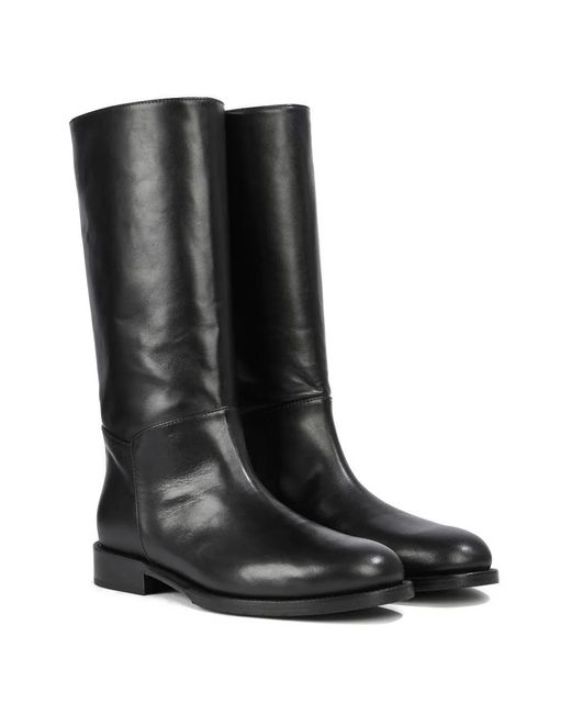 Liviana Conti Black Pipe Tall Boots
