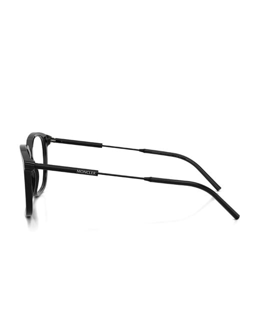 Moncler Black Square-Frame Glasses