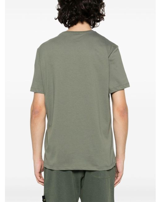 Parajumpers Green Shispare Cotton T-shirt for men