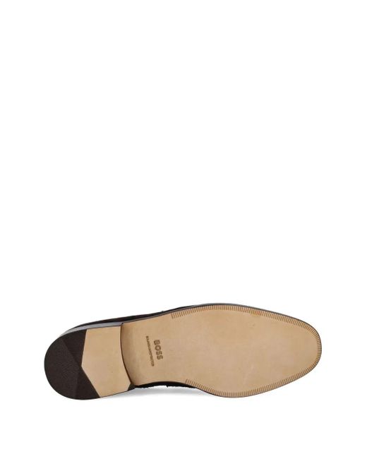 Boss Loafer aus Wildleder in Black für Herren