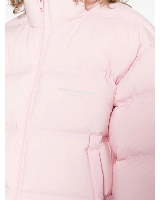 Alexander Wang Donsjack Met Logoprint in het Pink