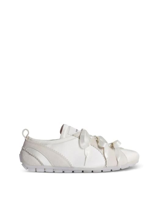 Simone Rocha White Ballet-Style Sneakers