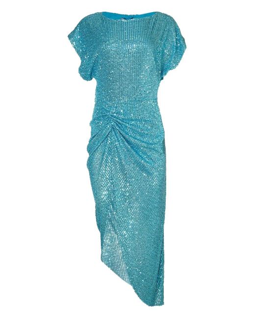 In the mood for love Blue Bercot Dress