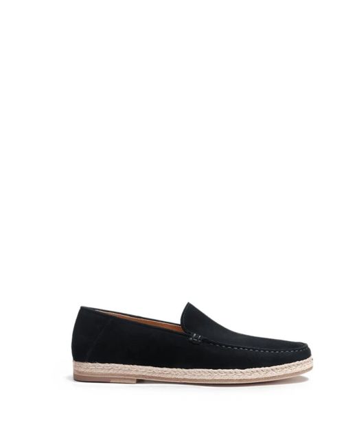 J.M. Weston White Uzes Suede Espadrilles for men